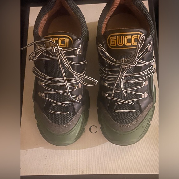 Gucci flash trek green sneaker - Picture 4 of 13